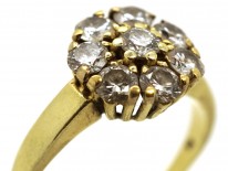 14ct Gold Diamond Cluster Ring