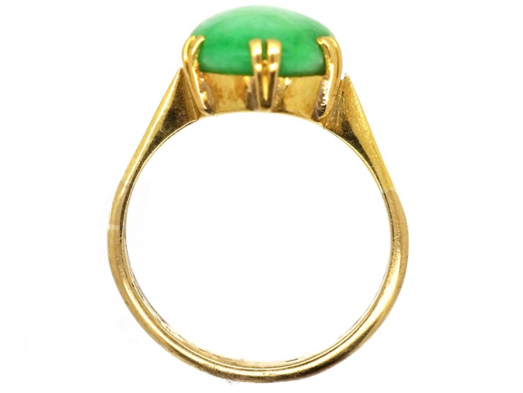 18ct Gold Jadeite Ring
