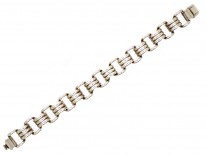 Silver Art Deco Bracelet by Kollmar & Jourdan