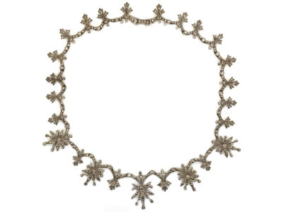 Silver & Marcasite Necklace