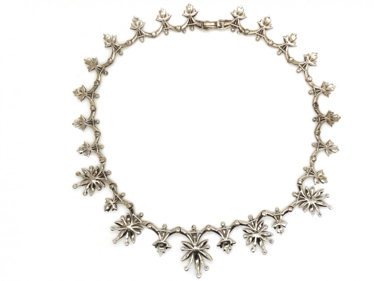 Silver & Marcasite Necklace