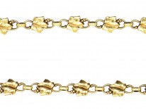 Silver Gilt Ivy Leaf Necklace