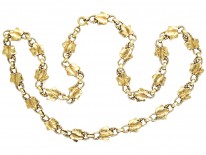 Silver Gilt Ivy Leaf Necklace