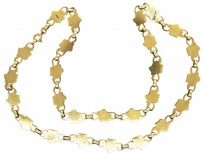 Silver Gilt Ivy Leaf Necklace