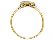 Edwardian 18ct Gold & Platinum, Diamond Cluster Ring