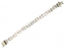 Art Deco Silver & Paste Bracelet