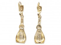 Theodor Fahrner Silver & Marcasite Drop Earrings