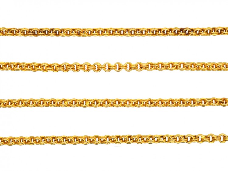 Edwardian 15ct Gold Chain