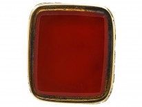 Georgian Gold Cased Seal With King Charles Spaniel