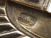 Large Silver Egyptian Revival Necklace