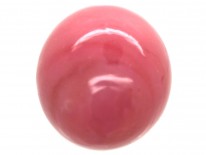 Spun Pink Glass Egg Charm
