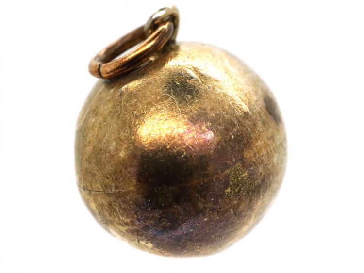 Edwardian Silver Gilt Egg with Chick Inside