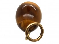 Tiger's Eye Egg Pendant