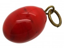 Red Glass Easter Egg