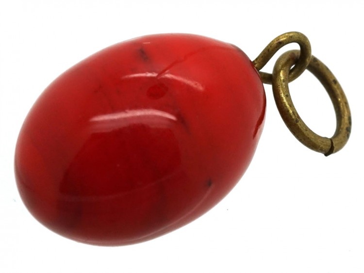 Red Glass Easter Egg