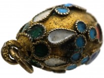 Russian Silver & Enamel Egg