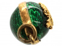 Green Enamel Russian Easter Egg