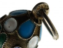 Russian Silver & Enamel Egg
