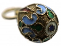Russian Silver & Enamel Easter Egg