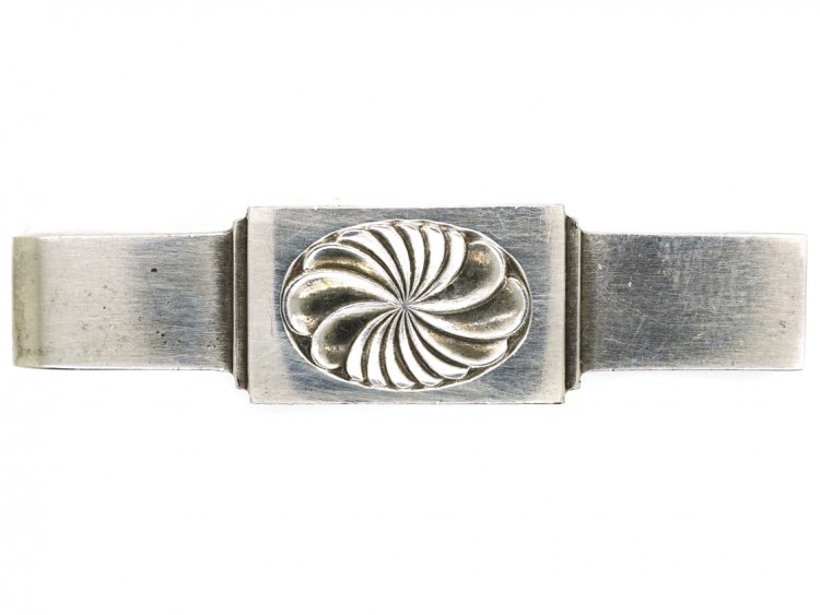 Georg Jensen Silver Tie Clip