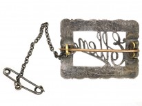 Edwardian Silver Name Brooch Ellen