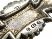Victorian Silver & Gold Overlay Name Brooch Annie