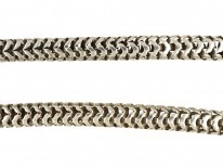 Victorian Silver Snake Chain