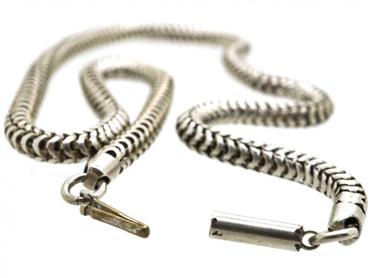 Victorian Silver Snake Chain
