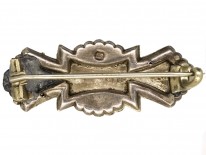 Edwardian Silver Name Brooch Minnie