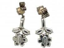 Norman Hartnell Paste Earrings