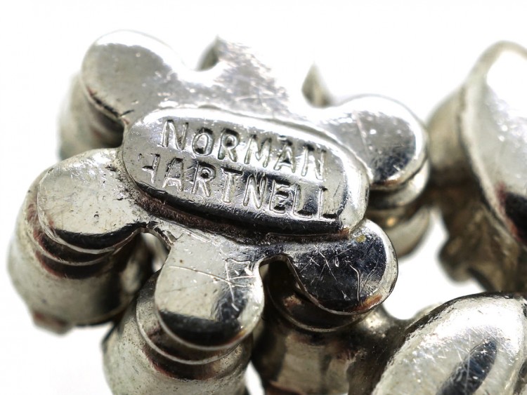 Norman Hartnell Paste Earrings