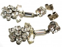 Norman Hartnell Paste Earrings