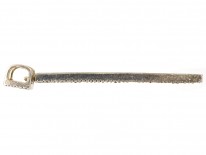 Silver & Marcasite Drop Pendant