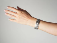 Victorian Silver Buckle Bangle