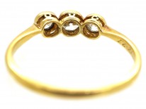 18ct Gold & Platinum Three Stone Diamond Ring