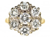 18ct Gold Diamond Cluster Ring