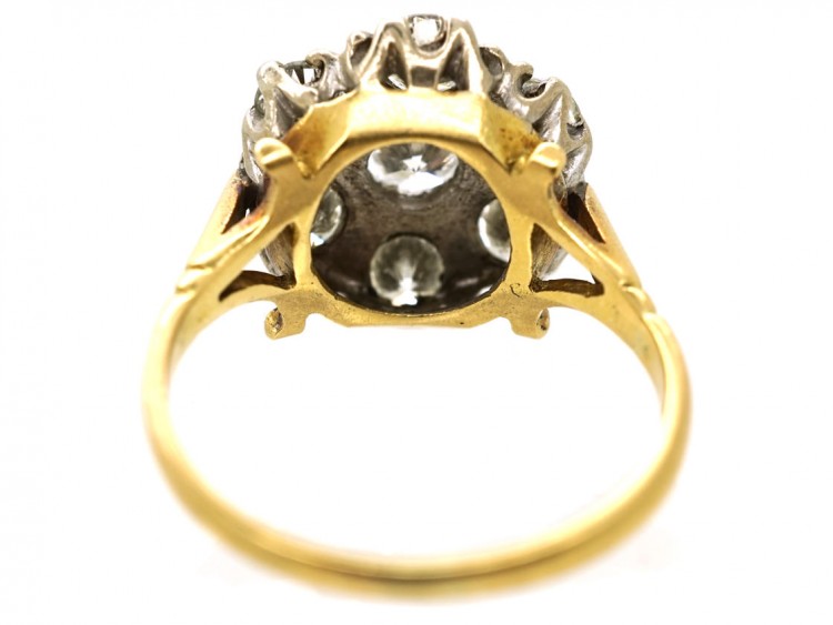 18ct Gold Diamond Cluster Ring