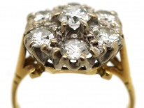 18ct Gold Diamond Cluster Ring