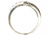 Silver & Marcasite Wave Design Ring