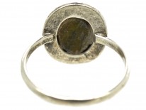 Silver, Connemara Marble & Marcasite Ring