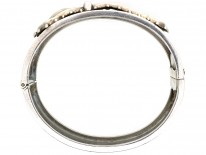 Victorian Silver Buckle Bangle