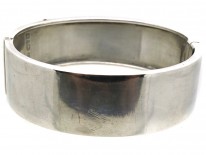 Victorian Silver Buckle Bangle