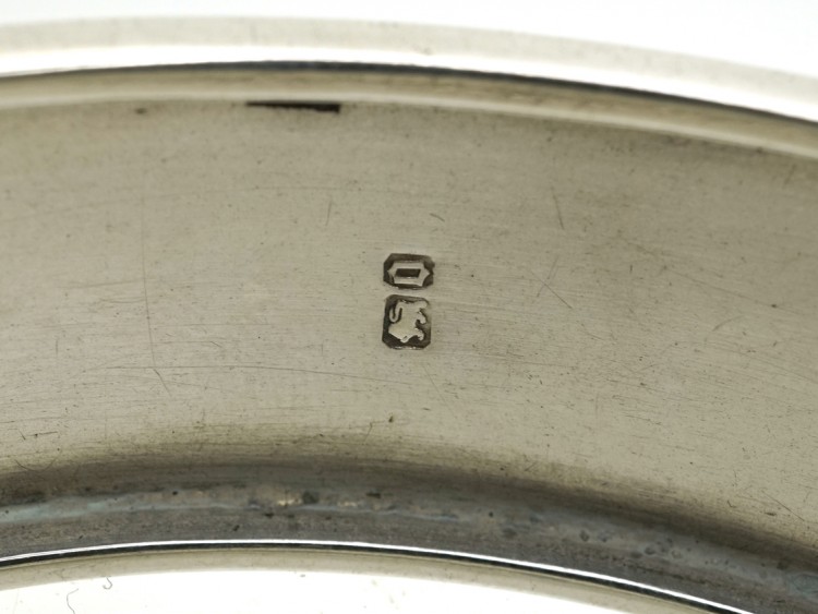 Victorian Silver Buckle Bangle