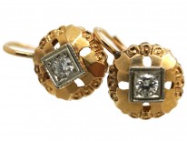 18ct Gold & Diamond Earrings