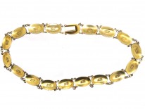Silver & Enamel Necklace By J. Tostrup