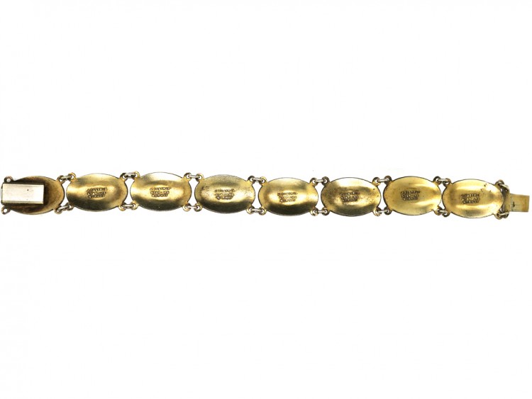 Silver & Enamel Bracelet By J. Tostrup