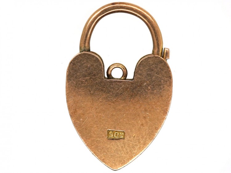 Edwardian 9ct Gold Padlock