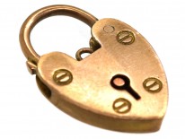 Edwardian 9ct Gold Padlock
