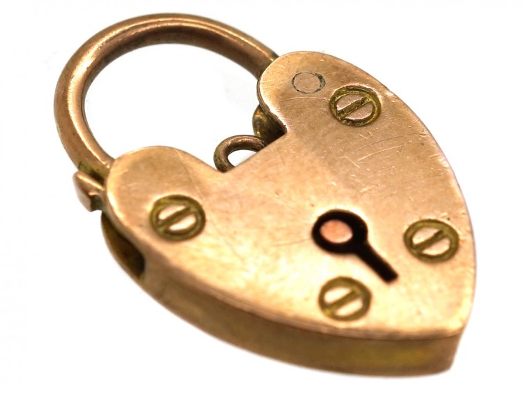 Edwardian 9ct Gold Padlock