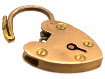Edwardian 9ct Gold Padlock